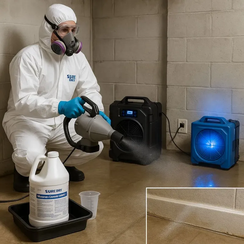 Sanitization and Odor Removal process in Four Corners, MD