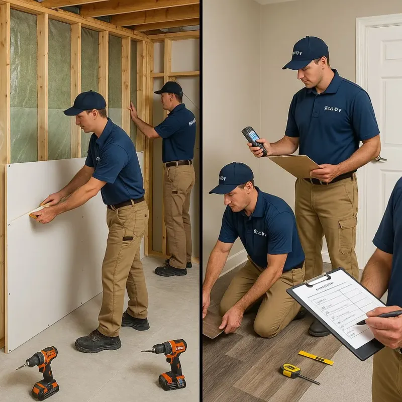 Repairs and Reconstruction process in Four Corners, MD
